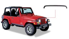 Load image into Gallery viewer, Bushwacker 98-06 Jeep TJ Trail Armor Hood Stone Guard - Black - Main Product View