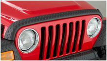 Load image into Gallery viewer, Bushwacker 98-06 Jeep TJ Trail Armor Hood Stone Guard - Black - Side View