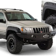 Load image into Gallery viewer, Bushwacker 99-04 Jeep Grand Cherokee Cutout Style Flares 2pc - Black - Main Product View