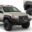 Load image into Gallery viewer, Bushwacker 99-04 Jeep Grand Cherokee Cutout Style Flares 2pc - Black - Main Product View