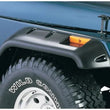 Load image into Gallery viewer, Bushwacker 87-95 Jeep Wrangler Cutout Style Flares 2pc Cutting Optional Not Renegade - Black