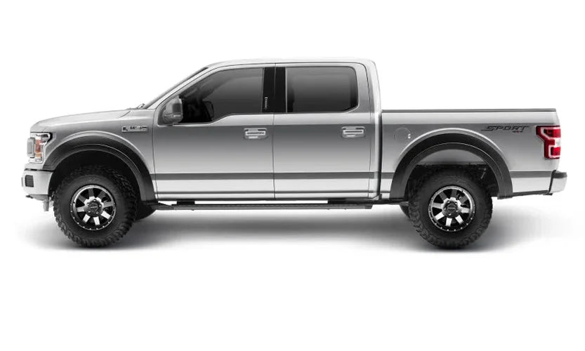 Bushwacker 18-19 Ford F-150 Extend-A-Fender Style Flares 4pc. - Black - Side View