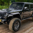 Load image into Gallery viewer, Bushwacker 18-21 Jeep Wrangler JL (2-Door &amp; 4-Door) Flat Style Flares 4pc - Black - Side View