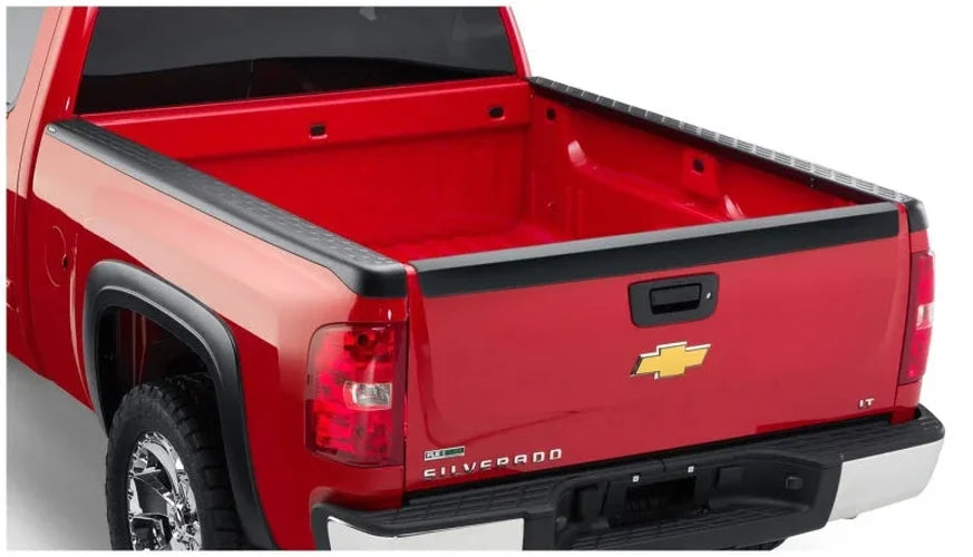 Bushwacker 07-13 Chevy Silverado 1500 Fleetside Bed Rail Caps 97.6in Bed - Black - Additional View 6