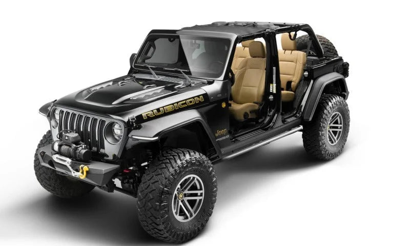 Bushwacker Jeep Wrangler JL Trail Armor Rocker Panel and Sill Plate Cover- Black - Main Product View