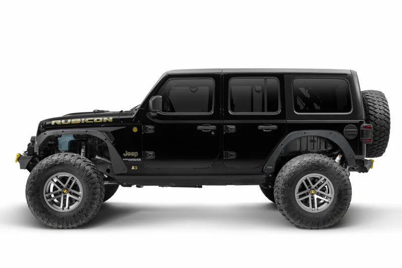 Bushwacker Trail Armor Fender Delete Kit 18-21 Jeep Wrangler JL 2DR/4DR - Back View