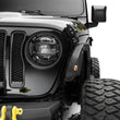 Load image into Gallery viewer, Bushwacker Trail Armor Fender Delete Kit 18-21 Jeep Wrangler JL 2DR/4DR - Installation View