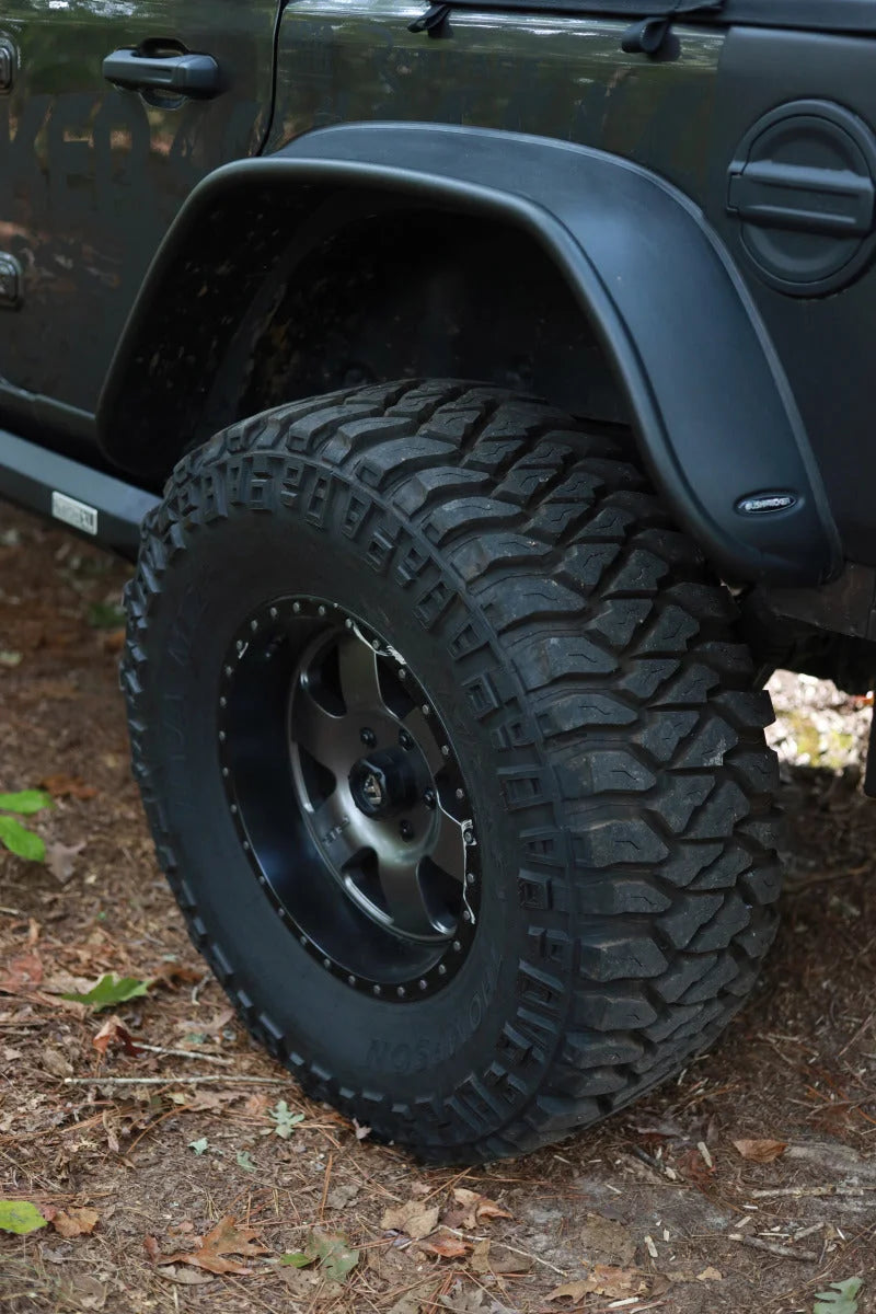 Bushwacker YA FF Jeep Flat Style 2 Piece - Side View