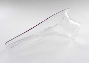 Butler Built Brake Duct-Clear Teardrop 1-Hole BBP-7021