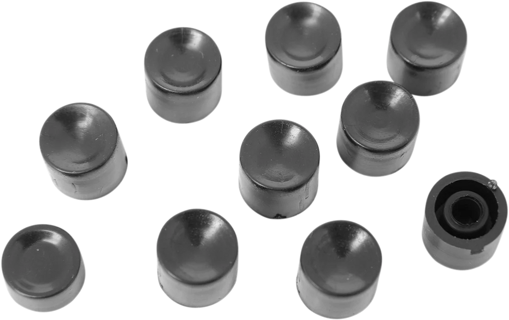 Button Cap - Turn Signal - Long - Black DragSpecialties 26-0192-BC101 - Main Product View