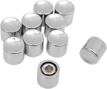 Load image into Gallery viewer, Button Cap - Turn Signal - Long - Chrome DragSpecialties 17267-HC3 - Main Product View