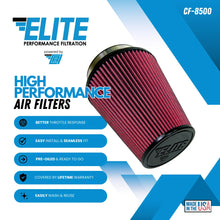 Load image into Gallery viewer, CAI COLD AIR INDUCTIONS High Performance Air Filter (CF-8500) CF-8500 - Side View