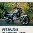 Load image into Gallery viewer, Clymer Shop Manuals CLYMER MANUAL HON CX &amp; GL500/650 TWINS 78-83 CM335