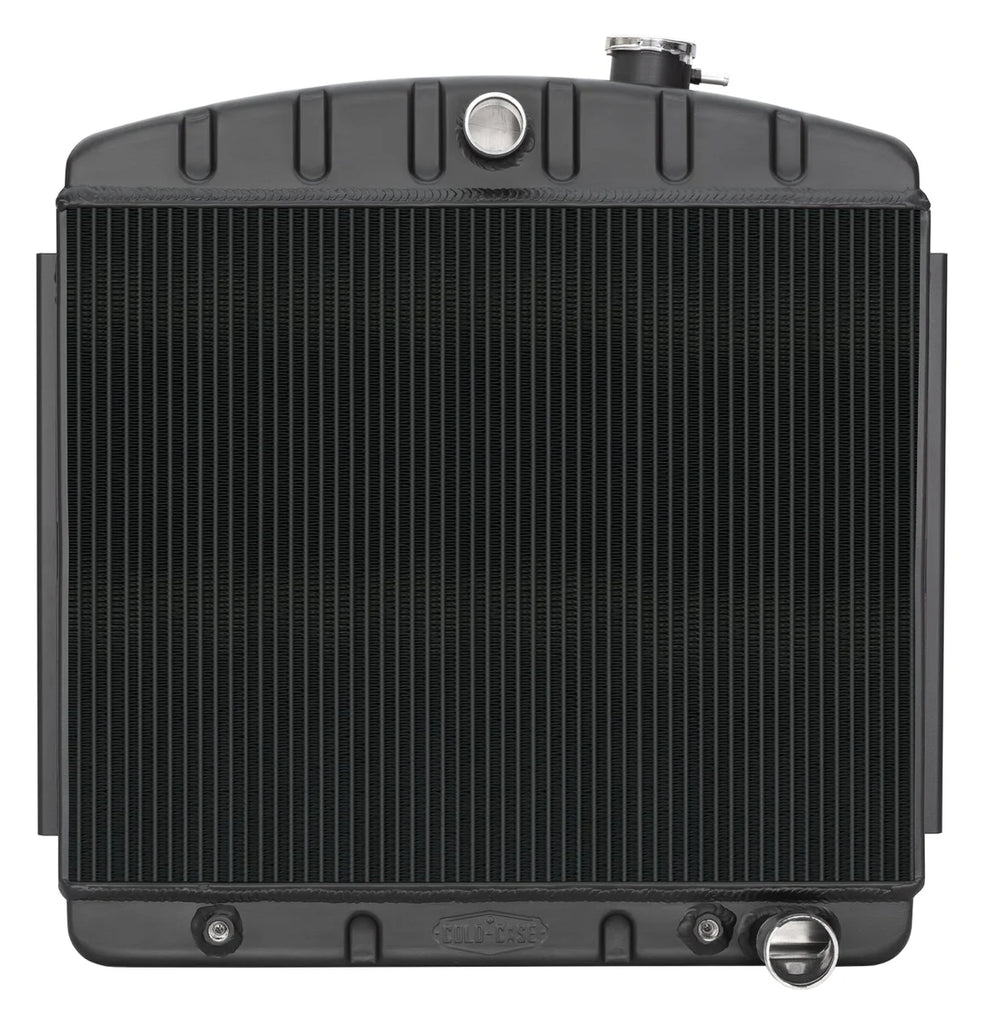 COLD-CASE Radiators 55-57 Chevy Radiator V8 AT Black CHT562AB