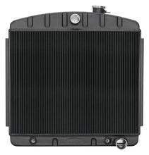 Load image into Gallery viewer, COLD-CASE Radiators 55-57 Chevy Radiator V8 AT Black CHT562AB