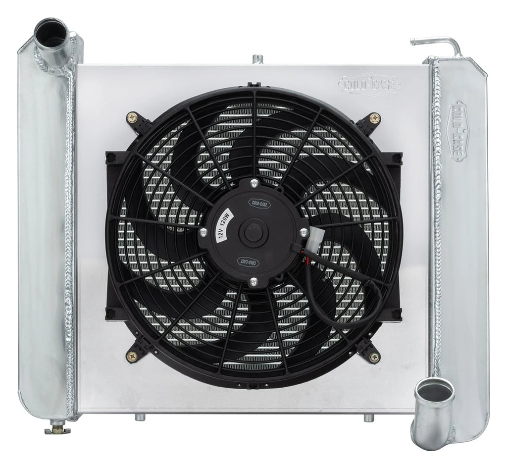 COLD-CASE Radiators 61-62 Corvette Radiator w/ 16in Fan Kit CHV711K