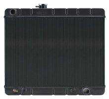 Load image into Gallery viewer, COLD-CASE Radiators 66-67 GTO Radiator w/AC AT Black GPG38AB