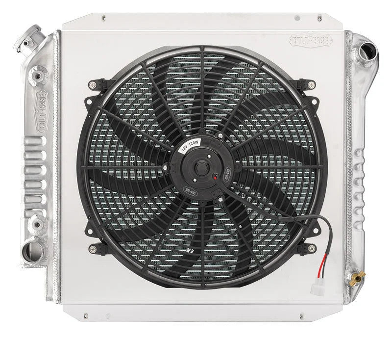 COLD-CASE Radiators 66-77 Bronco V8 Aluminum Radiator module FOT574A-5K