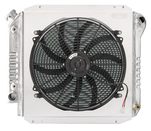 COLD-CASE Radiators 66-77 Bronco V8 Aluminum Radiator module FOT574A-5K