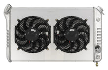 Load image into Gallery viewer, COLD-CASE Radiators 73-76 Corvette Radiator w/ Dual 12in Fan Kit CHV716AK
