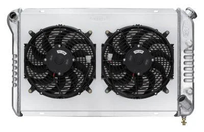 COLD-CASE Radiators 77-82 Corvette Radiator w/ Dual 12in Fan Kit CHV718AK