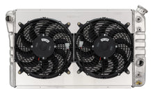 Load image into Gallery viewer, COLD-CASE Radiators 84-90 Corvette Radiator w/ Dual 12in Fan Kit CHV719AK