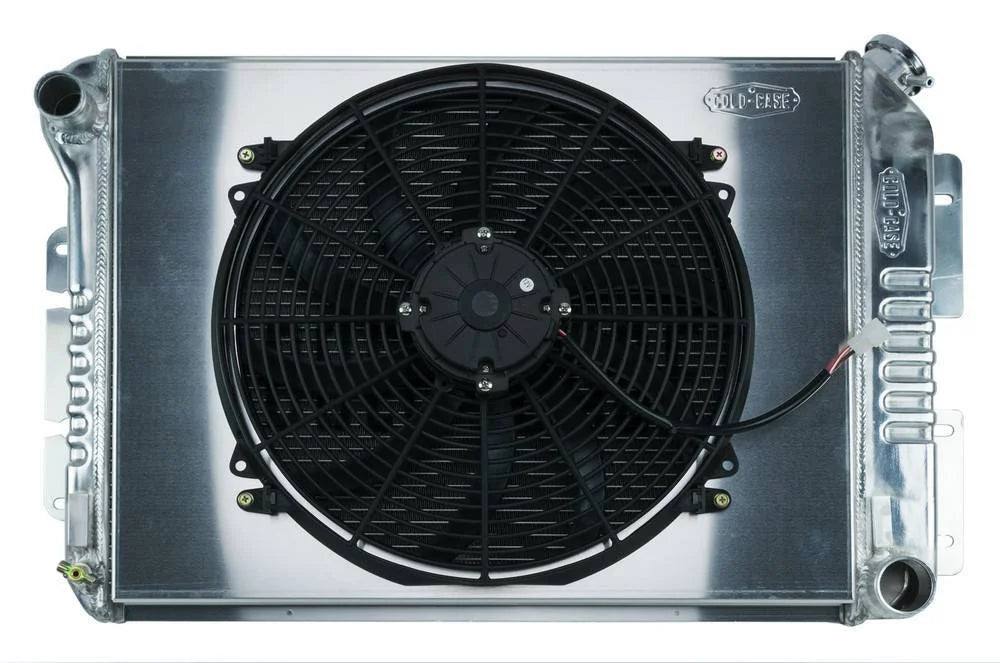 COLD-CASE Radiators MT Radiator &16in Fan CHC11K fits 67-69 GM F-Body Camaro / Firebird BB