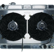 Load image into Gallery viewer, COLD-CASE Radiators Radiator &amp; Dual 12in Fan Kit MT CHE542K fits 66-67 GM A-Body Chevelle