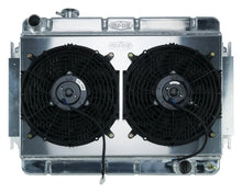 Load image into Gallery viewer, COLD-CASE Radiators Radiator &amp; Dual 12in Fan Kit MT CHE542K fits 66-67 GM A-Body Chevelle