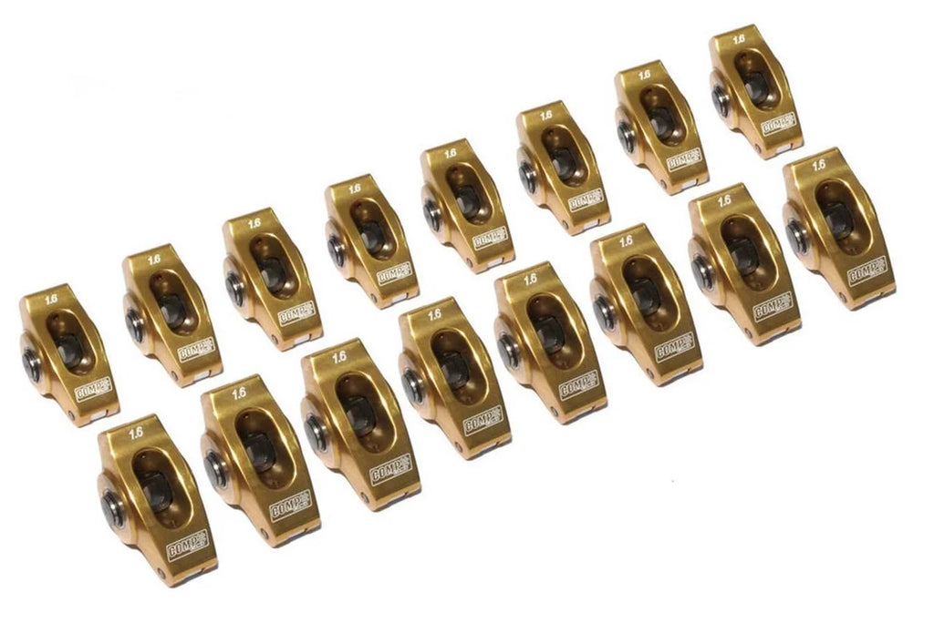COMP Cams Ultra Gold R/A's - 1.6 Ratio 3/8 Stud 19002-16 fits SBC