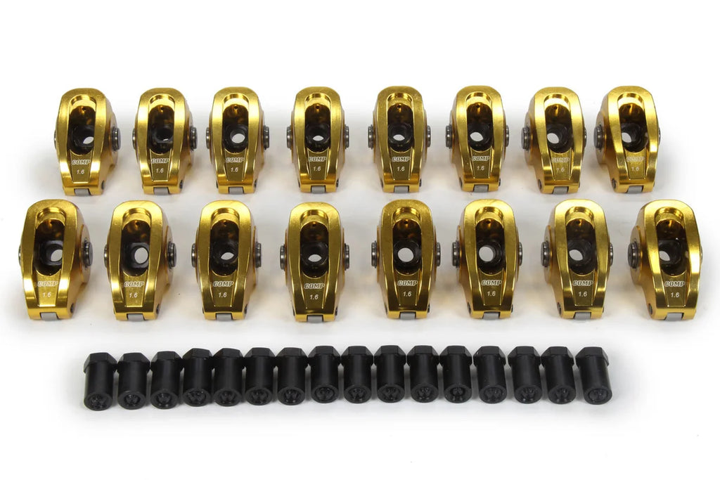 COMP Cams Ultra Gold R/A's - 1.6 Ratio 3/8 Stud 19043-16 fits SBF