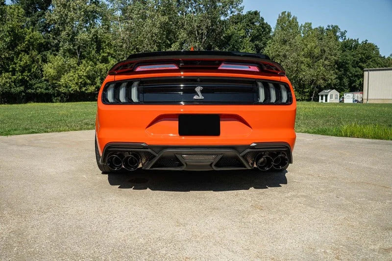 CORSA Performance 3.0in Dual Rear Exit Catback w/ Twin 5.0in Black Slash Cut Pro Tips fits 2020-2022 Ford Mustang Shelby G...