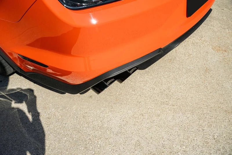 CORSA Performance 3.0in Dual Rear Exit Catback w/ Twin 5.0in Black Slash Cut Pro Tips fits 2020-2022 Ford Mustang Shelby G...