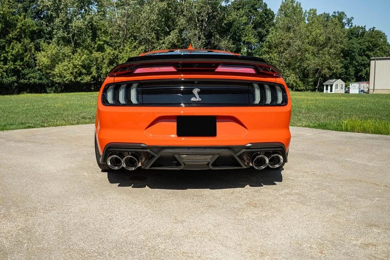 CORSA Performance 3.0in Dual Rear Exit Catback w/ Twin 5.0in Polish Slash Cut Pro Tips fits 2020-2022 Ford Mustang Shelby ...