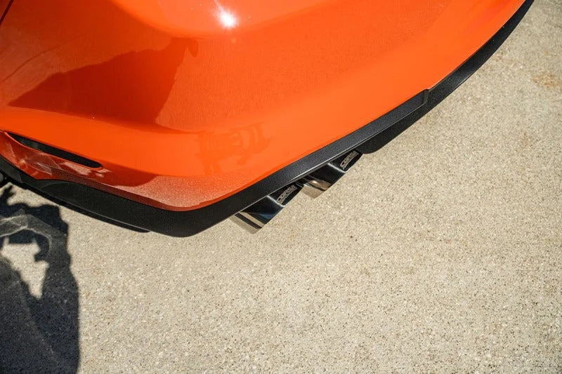 CORSA Performance 3.0in Dual Rear Exit Catback w/ Twin 5.0in Polish Slash Cut Pro Tips fits 2020-2022 Ford Mustang Shelby ...
