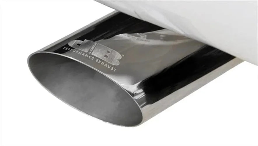 Corsa 2015-2020 Ford F-150 EcoBoost Cat-Back Single Side Exit w/ 4.0in Polished Tip - Side View