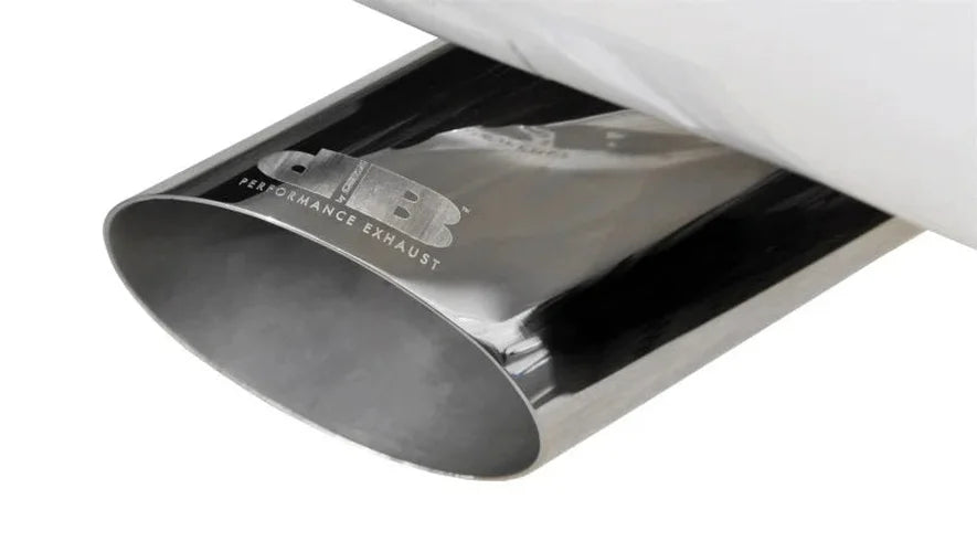 Corsa 2010-2013 Chevrolet Silverado Ext. Cab/Std. Bed 1500 4.8L V8 Polished Sport Cat-Back Exhaust - Side View