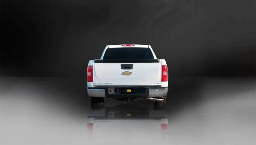 Corsa 2010-2013 Chevrolet Silverado Ext. Cab/Std. Bed 1500 4.8L V8 Polished Sport Cat-Back Exhaust - Detail View