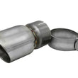Load image into Gallery viewer, Corsa Single Universal 2.5in Inlet / 3in Outlet Polished Pro-Series Tip Kit - Side View
