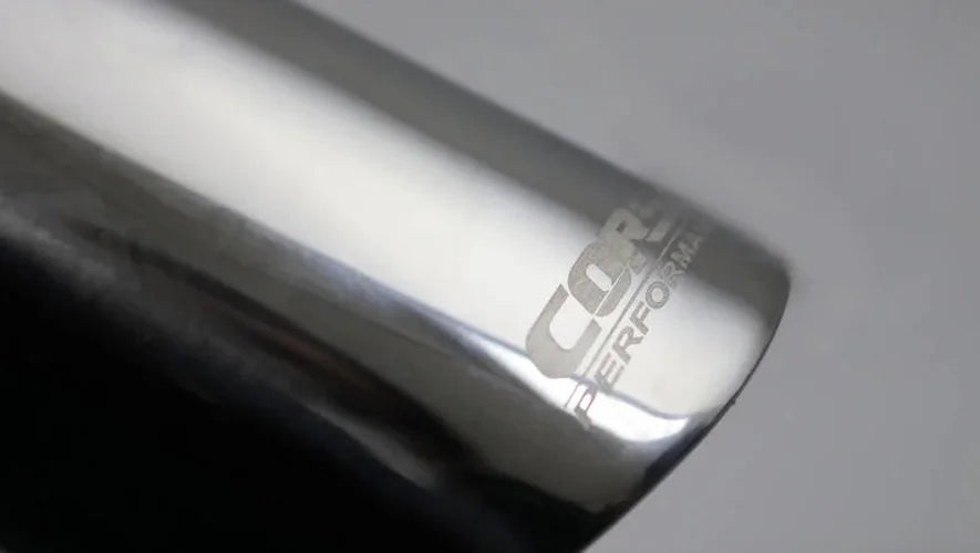 Corsa Single Universal 2.5in Inlet / 3in Outlet Polished Pro-Series Tip Kit - Detail View