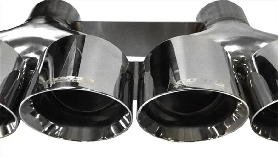 Corsa 2014-2019 evy Corvette C7 Stainless Steel Exhaust Tip Kit - Detail View