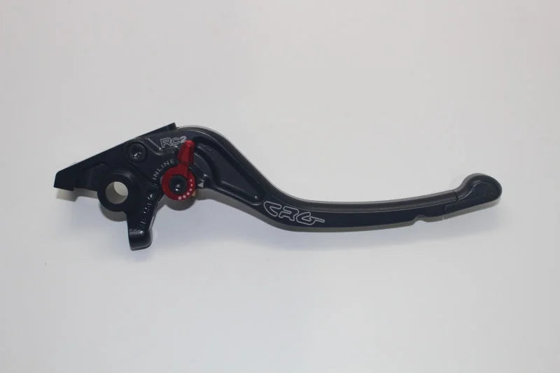 CRG 05-06 Kawasaki ZX6R/04-20 Suzuki GSXR600-1000R/ 06-17 Triumph RC2 Brake Lever- Standard Carbon - Side View