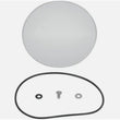 Load image into Gallery viewer, CRG 3 in. Round Replacement Glass Kit - Side View