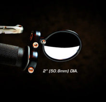 Load image into Gallery viewer, CRG Blindsight 2 in. Round Bar-End Mirror - Black - Side View