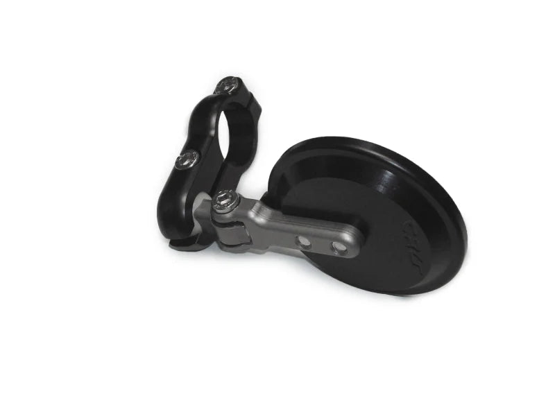 CRG Blindsight Folding 2 in. Round Bar-End Mirror - Black - Main Product View