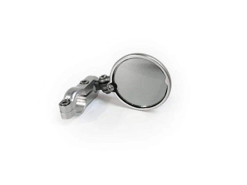 CRG Blindsight Folding 2 in. Round Bar-End Mirror - Silver - Main Product View