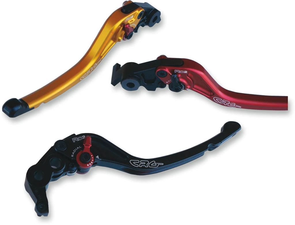 CRG Brake Lever - RC2 - Short - Black 2AN-521-H-B - Back View
