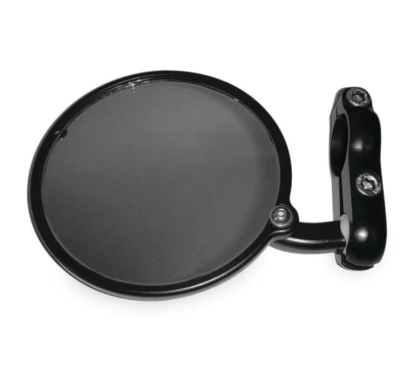 CRG Hindsight 3 in. Round Bar-End Mirror Left - Black - Main Product View