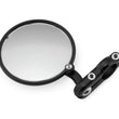 Load image into Gallery viewer, CRG Hindsight 3 in. Round Bar-End Mirror Left - Black - Side View