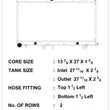Load image into Gallery viewer, CSF 02-07 Subaru WRX/STI Radiator w/Built-In Oil Cooler/Filler Neck - Main Product View